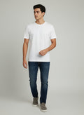NEXPRNDE SOLID ROUND NECK TEE